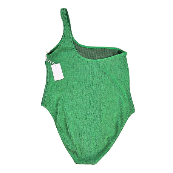 Good American Always Fits Shoulder One Piece Summer Green Size 4XL 5XL - Picture 4 of 12